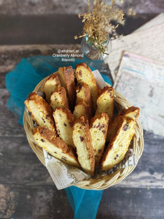 Foto resep Cranberry Almond Biscotti