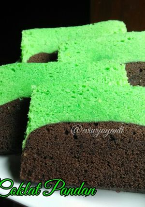 Foto resep Bolu Coklat Pandan