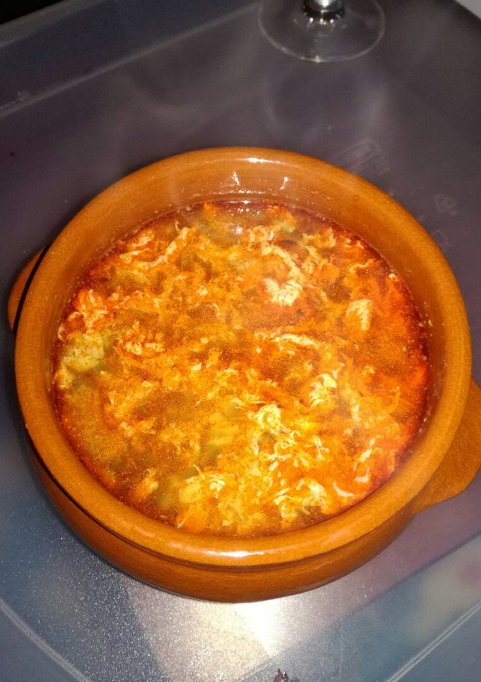 Una foto de Sopa de ajito