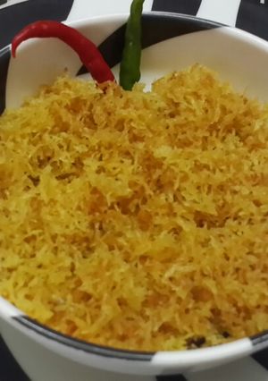 A picture of Jhuri Aloo Bhaja /Crispy Fried Potatoes.