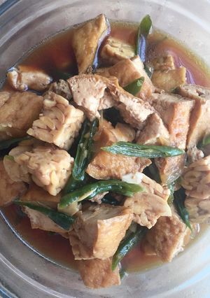 Foto resep Tahu Tempe Masak Cabe Ijo