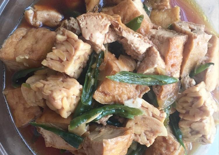 Resep Tahu Tempe Masak Cabe Ijo, Bisa Manjain Lidah