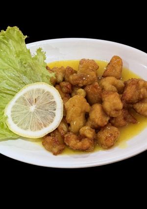 Hình của món SP.1033 - Gà Chiên Giòn Xốt Chanh Vàng.