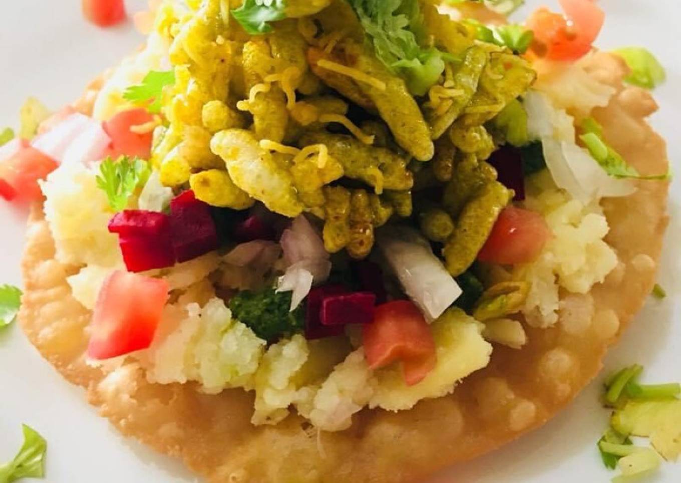 Bhel Tacos