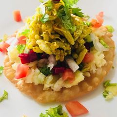 Bhel Tacos A picture of Bhel Tacos.