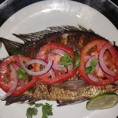 A picture of Fried fish#Author marathon.