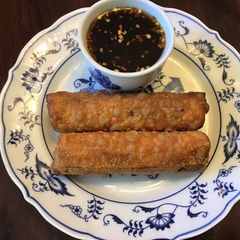 A picture of California Farm Kim Chi Pork Eggrolls.