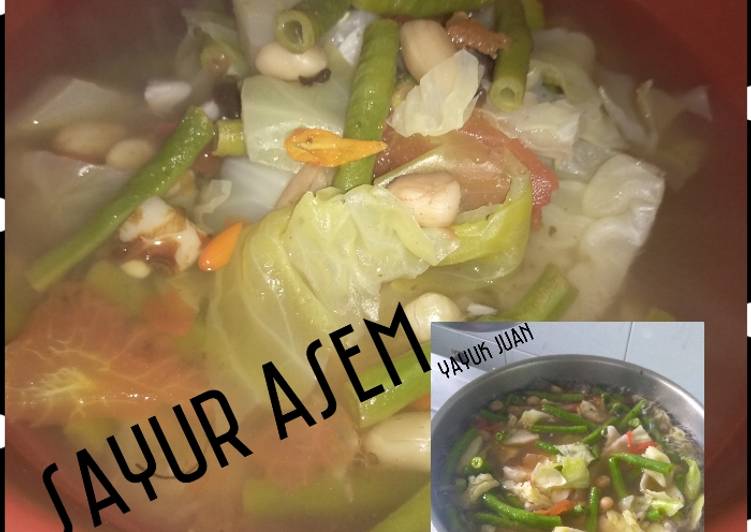 Tutorial membuat Sayur asem ala kadar nya 🙂 legit