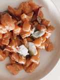 Ceviche de Salmão e Abacate