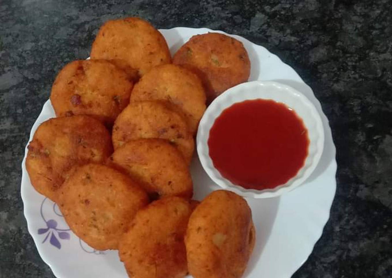 Bread aloo tikki