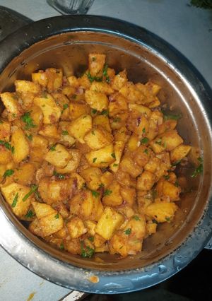 A picture of Wedges masala.