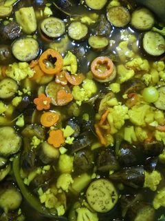 عکسی از دستور ترشی گل کلم