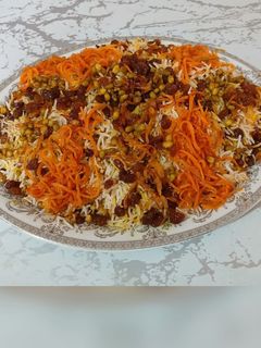 عکسی از دستور ماش پلو بدون گوشت