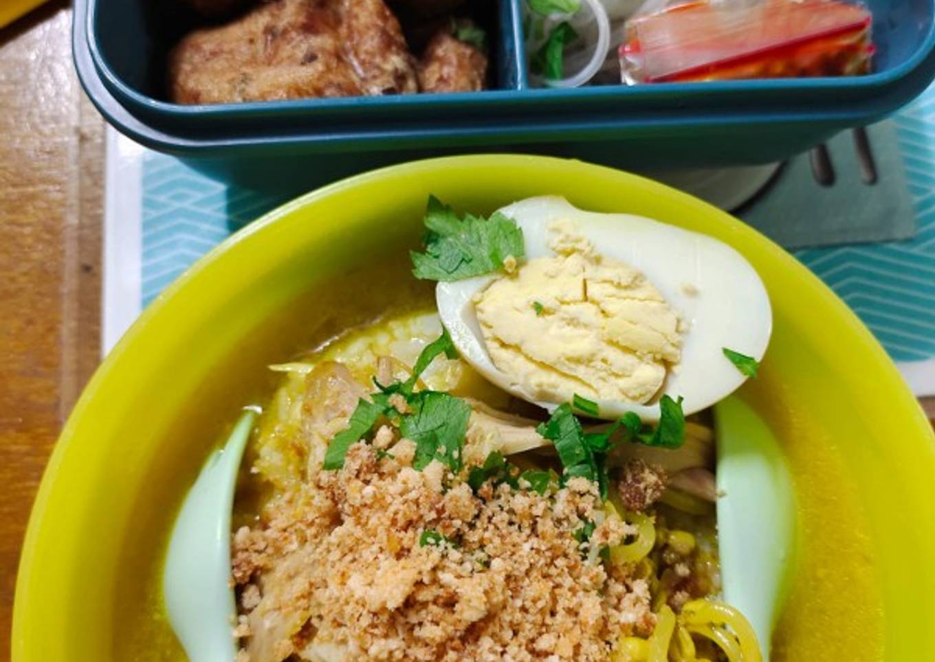 Soto ayam kampung (soto koya ayam)