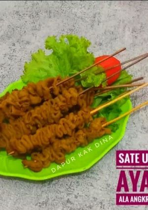 Foto resep Sate usus ayam ala angkringan (64)