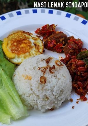 Foto resep Nasi Lemak Singapore