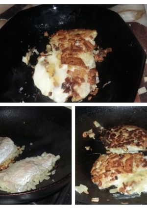 Una foto de Filet de merluza con costra de papas