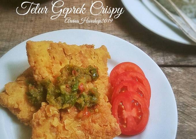 Resep Telur Geprek Crispy Oleh Arvina Harahap Cookpad