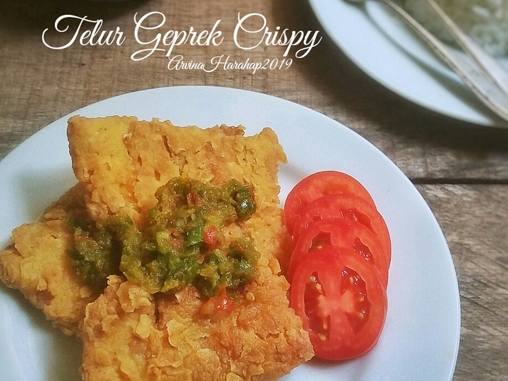 Cara Gampang Membuat Telur Geprek Crispy Anti Gagal