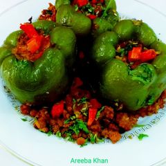 A picture of Stuffed Green Capsicum Recipe.