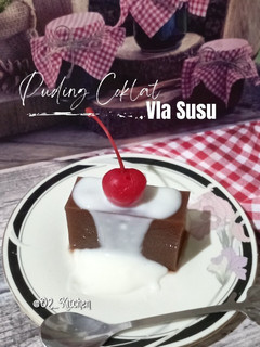 Foto resep #665 Puding Coklat Vla Susu
