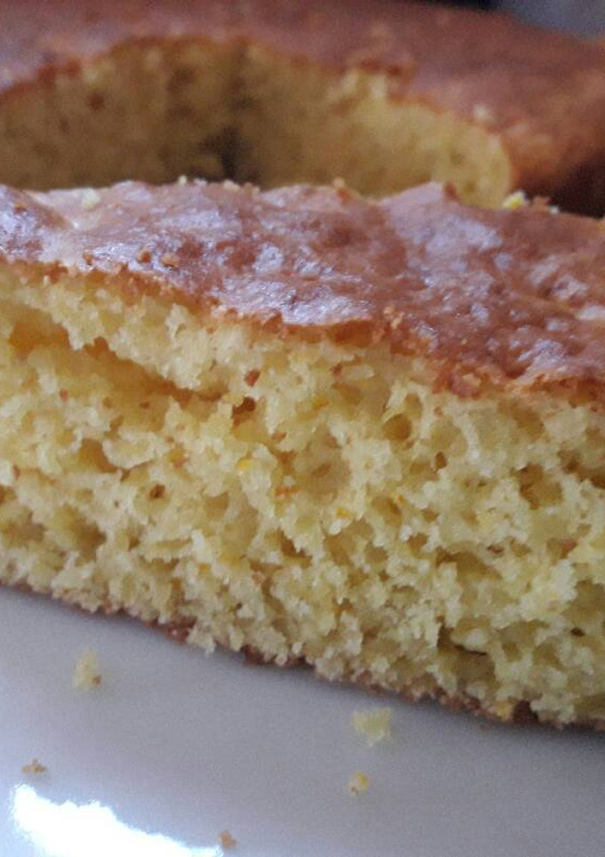 Una foto de Torta de naranja de licuadora