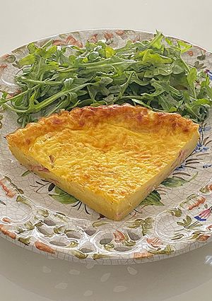 Une photo de Quiche lorraine sans pâte