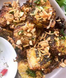 cá đuối nướng