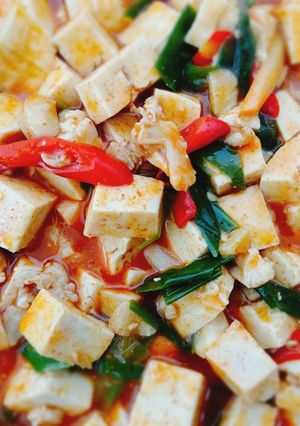 Foto resep Spicy shezhuan tofu
