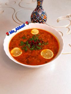 عکسی از دستور سوپ بلغور گندم و دال عدس