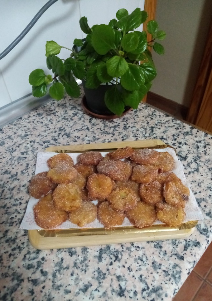 Una foto de Buñuelos de manzana