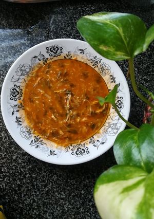 عکسی از دستور ❤️سوپ جوپرک با مرغ