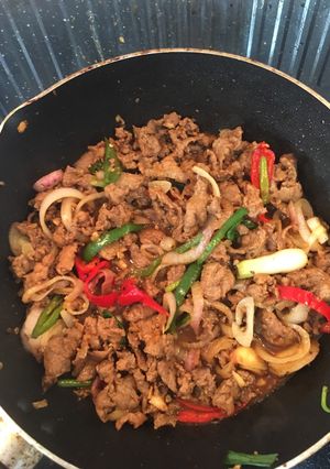 Foto resep Tumis daging ala hokben