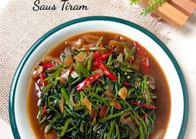 Resep Tumis Kangkung Saus Tiram Oleh Mbaoppie Kitchen Cookpad