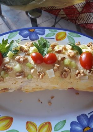 Una foto de Pionono vegetariano
