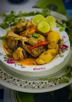 A picture of Simple Chicken Stew: Bong Style.