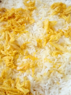 عکسی از دستور ته چین مرغ