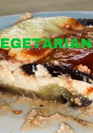 Una foto de Lasaña de berenjena con ricotta