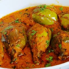 A picture of Eggplant Recipe (Baingan masala).