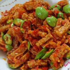 รูปของ Sambel tempe pete