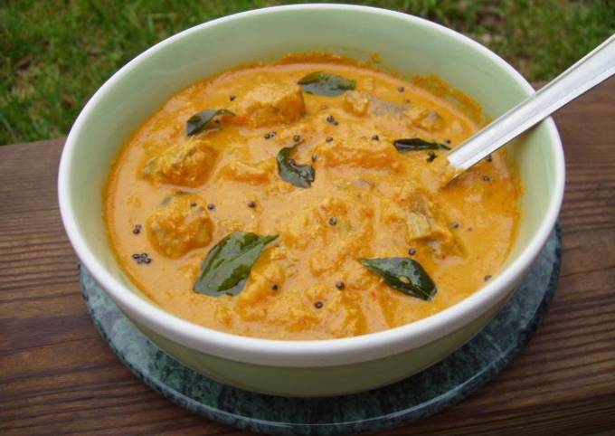 Pumpkin and toor daal curry-Kerala style