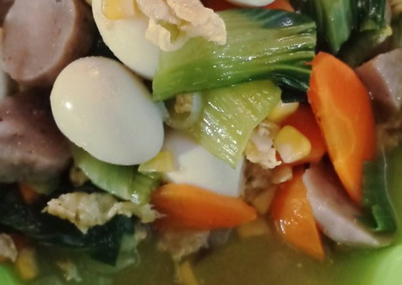 Capcay kuah simple enak