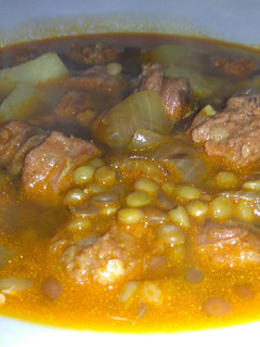 Una foto de Lentejas con chorizo