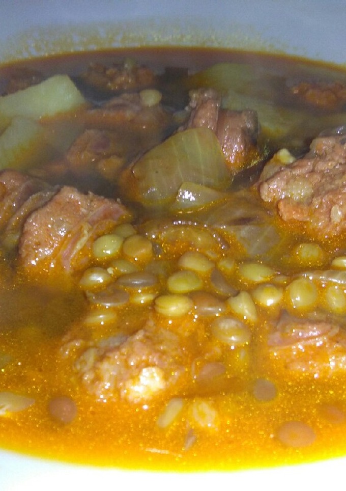 Una foto de Lentejas con chorizo