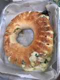 Roscón de Espinacas y queso mozzarella