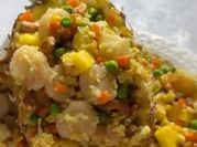 A picture of cashew pineapple