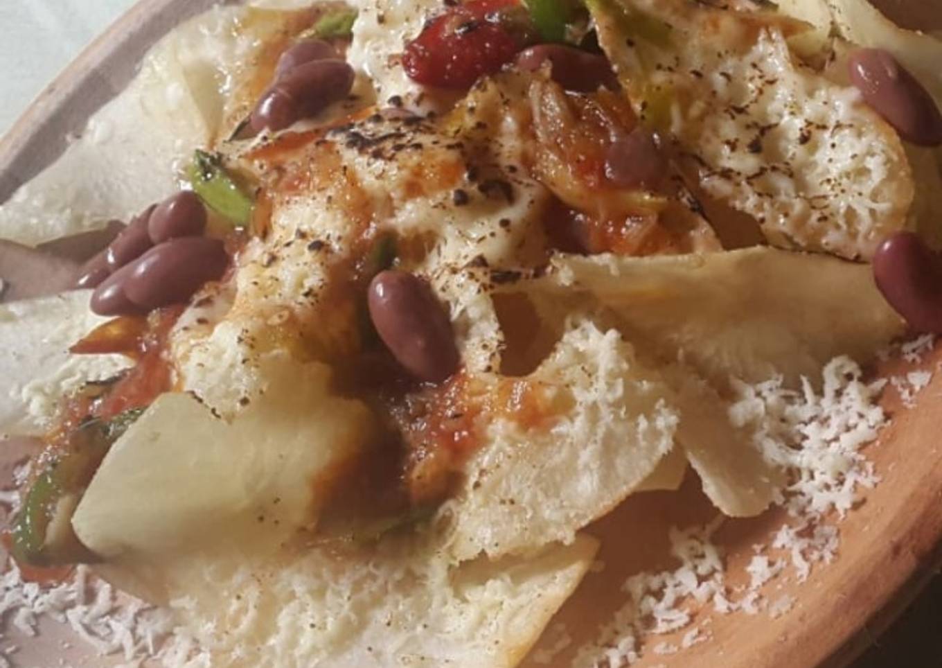 Keripik singkong ala nachos