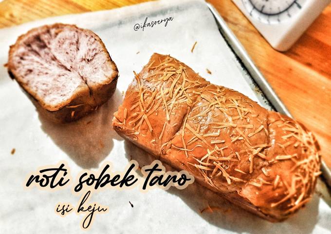 Roti Sobek Taro Isi Keju