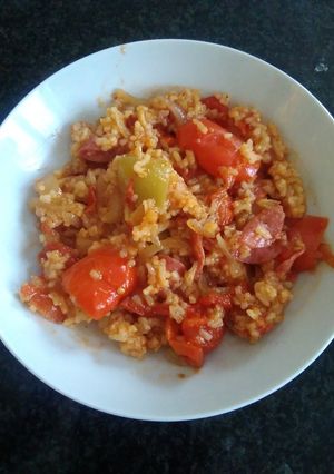 Rizses lecsó recept fotója