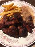 Alitas a la barbecue